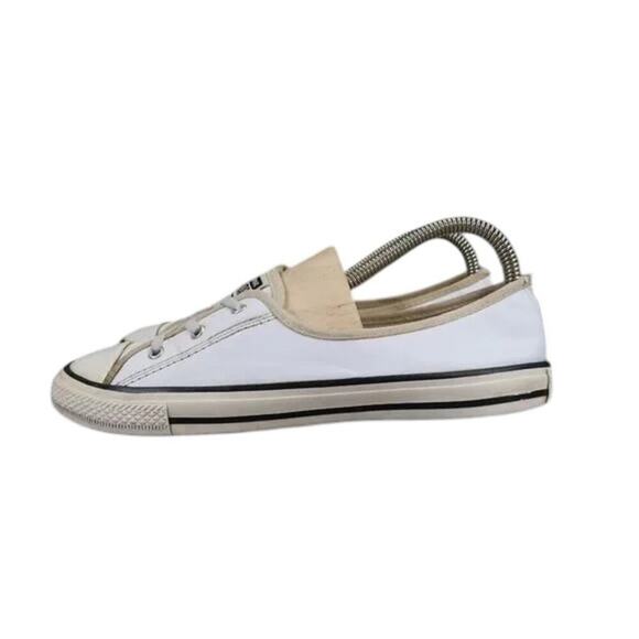 Converse Shoes Womens 7 Sneakers All Star Low Top Slip On Flats White Casual - Picture 2 of 14